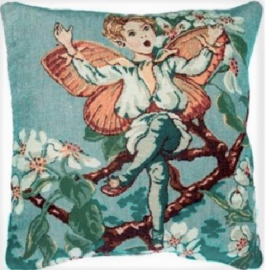 Gobelin Kissen Flower Fairy Birnenblüte