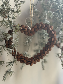 Hanger Hart Belletjes Roest Small