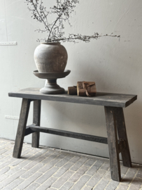 Oud Houten Bankje 80 cm