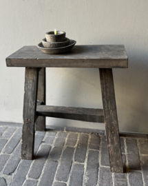 Oud Houten Bankje 45 cm