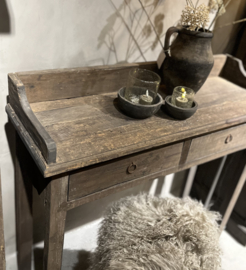 Oud Houten Haltafeltje -Driftwood-