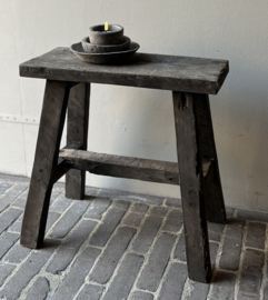 Oud Houten Bankje 46 cm