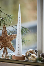 Weihnachtskugel Rustikal Braun 5,8 cm