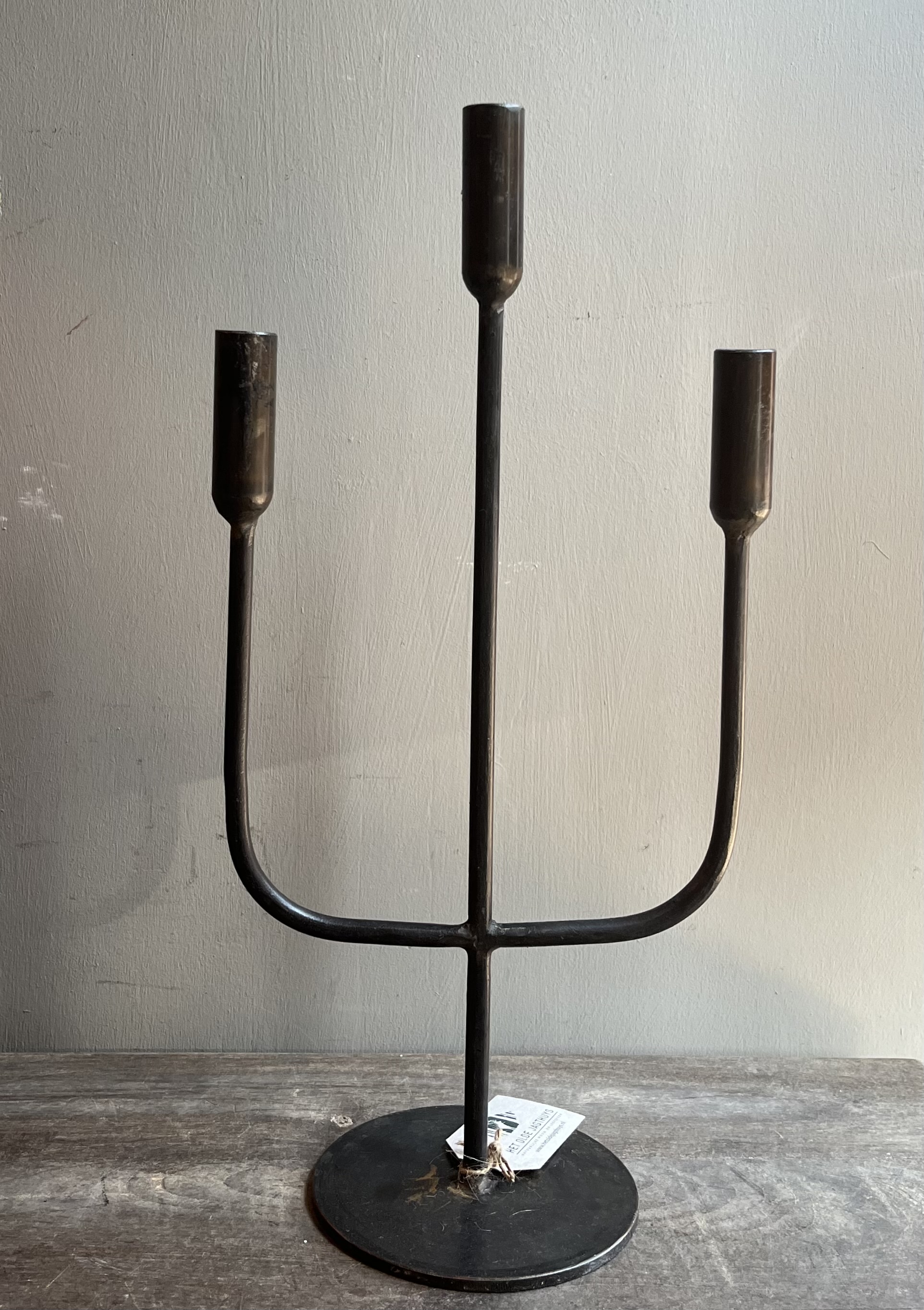 Metalen kandelaar Lali 3-Arms