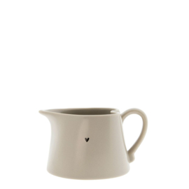 Saus Kannetje Matt Titane Met Zwart Hart -Bastion Collections-