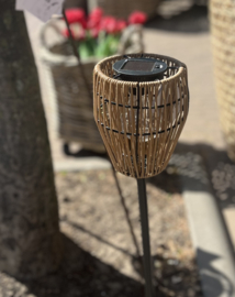 Solarlamp Steker LED Naturel