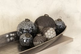Kerstbal Vintage Brown 8 cm -PTMD-