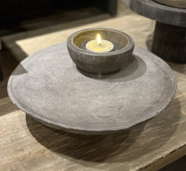 Schale aus Beton auf Fuß 33 cm -PMR-