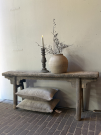 Oud Chinees Houten Bankje 121 cm