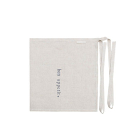 Keukenschort Naturel Bon Appetit -Bastion collections-