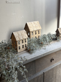 Girlande aus Seide mit Schnee und Tannenzapfen -PTMD-