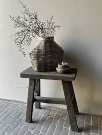 Oud Houten Bankje 46 cm