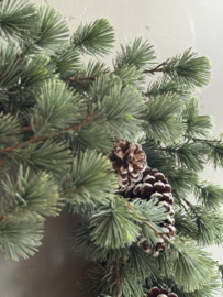 Zijde Krans Kerst Ceder 60 cm