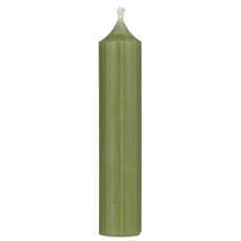 Korte Dinerkaars Rustic Mosgroen  11 cm