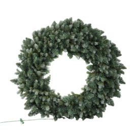 Kerstkrans Zijde met Lampjes 90 cm -PTMD-