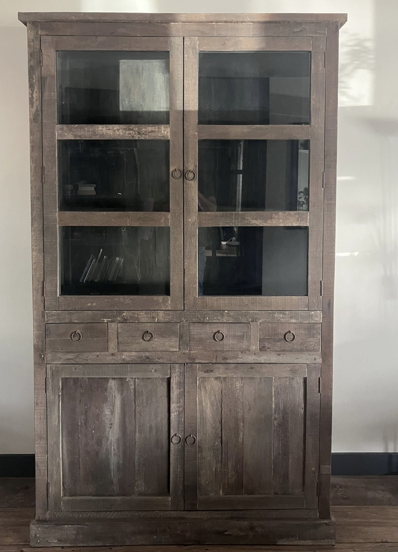 Vitrinekast Denbi 130 cm ''Driftwood''