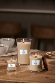 Geurkaars White Honey Medium -Woodwick-