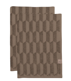 Gastendoek Nougat  (set van 2) -Mette Ditmer-