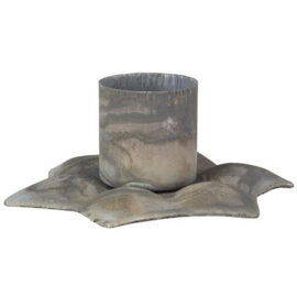 Kerzenhalter Metall - Stern