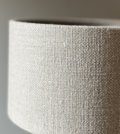 Lampenkap Linnen Grof Flax (taupe binnenzijde)