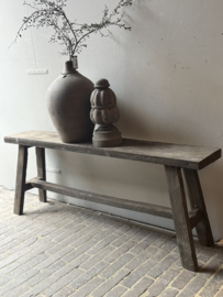 Oud Houten Bankje 121 cm
