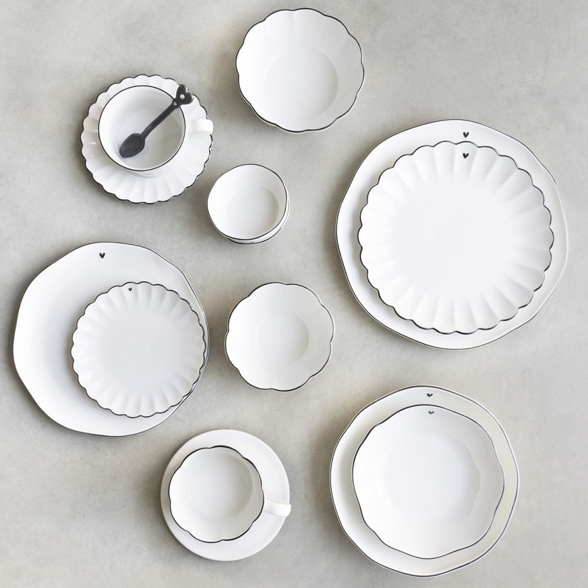 Frühstücksteller ''Ruffle'' -Bastion Collections-