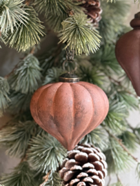 Kerst Ornament Roestbruin Pompoen