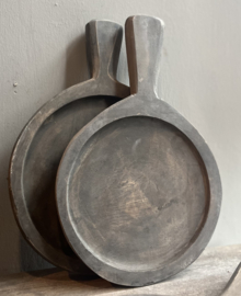 Holzschale mit Henkel 22 cm