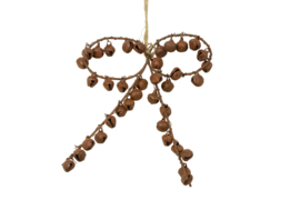 Hanger Strik Belletjes Roest Small