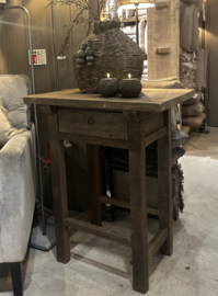 Sidetable Jenong met 1-lade -Driftwood-