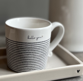 Becher mit Streifen -Bastion Collections-