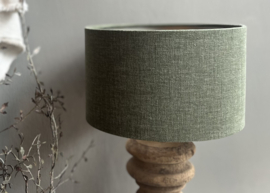 Lampenkap Polo Mossgroen (taupe binnenzijde) -Aura Peeperkorn-