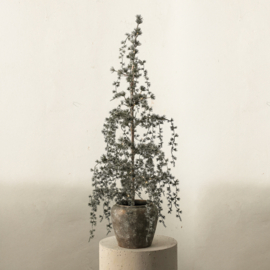 Weihnachtsbaum aus Seide mit Schnee LED Medium -PTMD-
