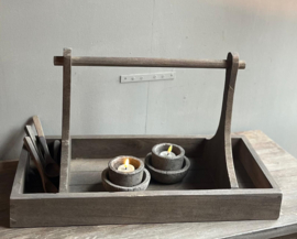 Houten Serveerblad Bud Rechthoekig met hengsel