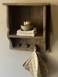 Kapstok Hout Light Brown -Dingklik-
