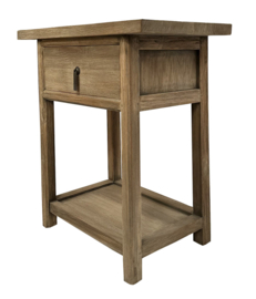 Houten Sidetable 1-lade ''Rustic''