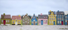 Waxinelicht Huisje Groen