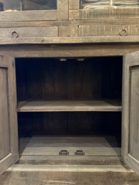 Vitrinekast Secretaire -Driftwood-