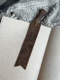 Lederen Boekenlegger -Hoffz-