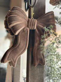 Strik Hanger Velvet Bruin Large
