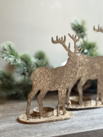 Kerzenhalter Hirsch Rost Small