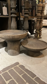 Houten Schaal Candra op voet