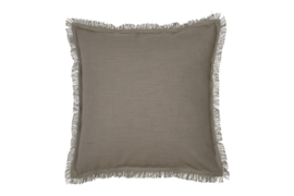 Kussen Amsterdam Fringes Light Stone 50x50 cm