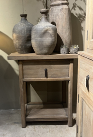 Houten Sidetable 1-lade ''Rustic''