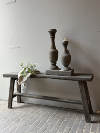 Oud Houten Bankje 108 cm