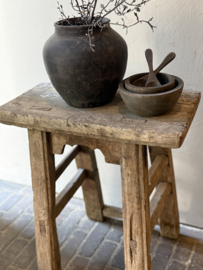 Oud Houten Kruk