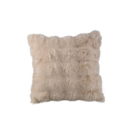 Kussen Cream Fake Fur 60x60 cm -PTMD-