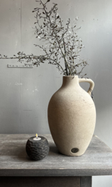 Kruik met Oor Majestic Taupe 35 cm -Brynxz-