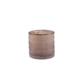 Windlicht Beige/Brown 15x16 cm -PTMD-