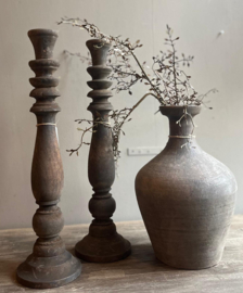 Holz-Kerzenleuchter Savati